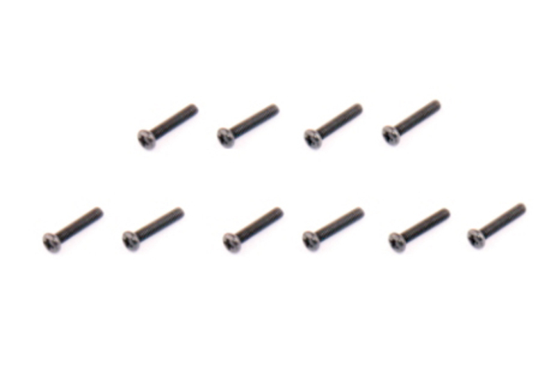 LRP M3x10mm Kreuzschlitz Rundkopfschraube (10 Stk.)