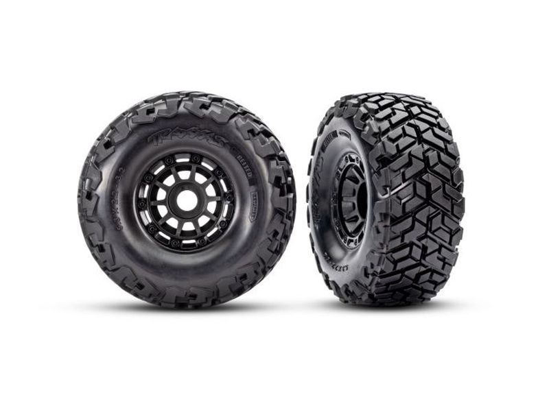 Traxxas Maxx SC Reifen belted auf Felgen schwarz 17mm (2) Maxx Slash (TSM-rated) 10272 - Abbildung 1