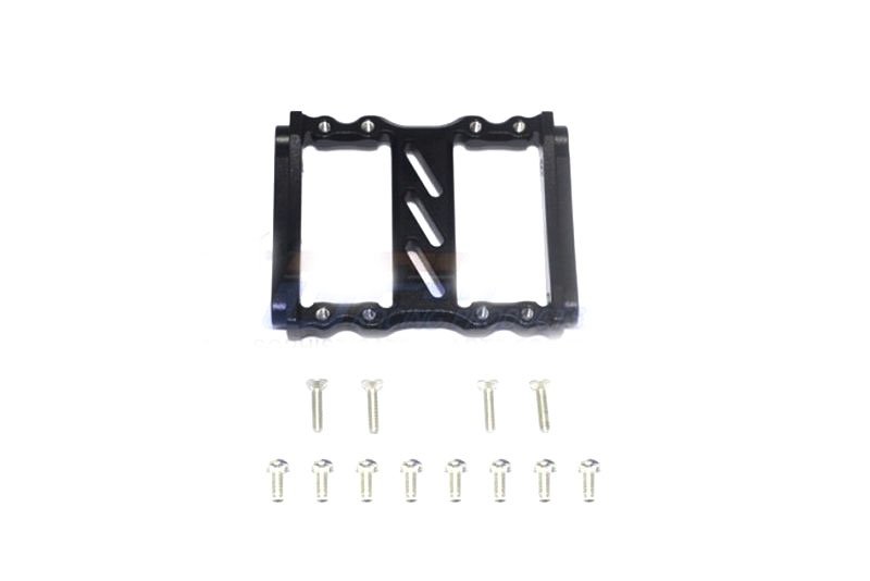 GPM Servobefestigung Aluminium vorne schwarz für Element RC 1/10 Enduro Sendero Trail ES024BK