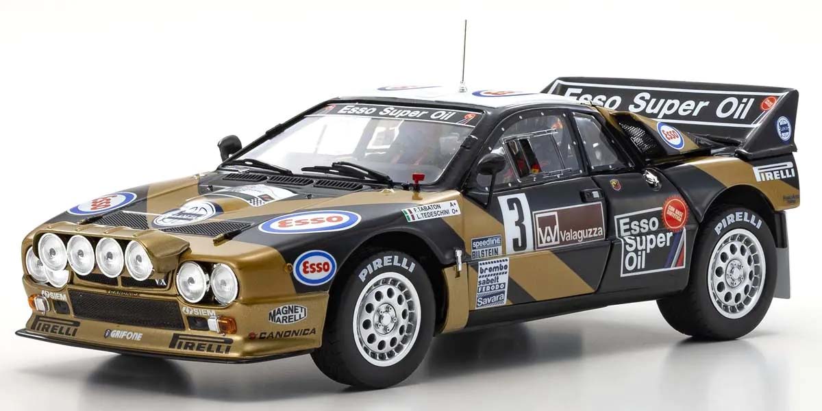 Kyosho 1:18 Lancia Rally 037 F.Tabaton Targa Florio 1985 Esso Nr.3 08306H - Abbildung 1
