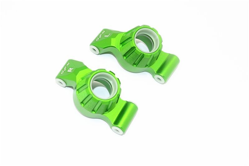 GPM Alu Radträger hinten grün Traxxas MAXX