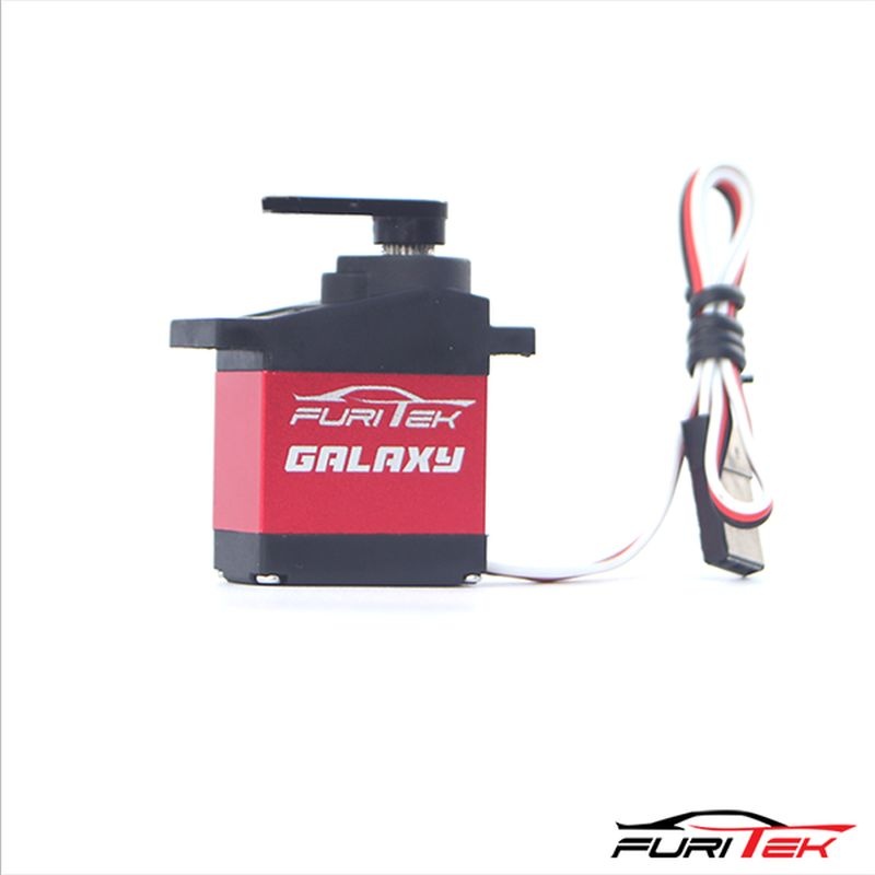 FURITEK Galaxy High Torque Servo Alu-Gehäuse rot, Metallgetriebe für 1/18 & 1/24 Crawler & Monstertruck FUR-2254