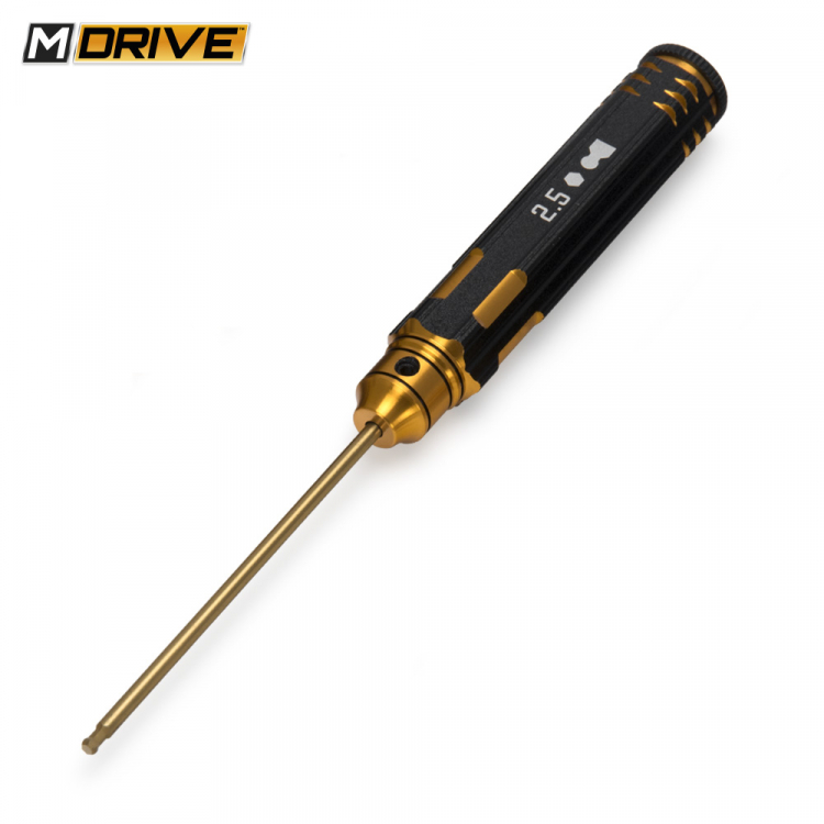 M-DRIVE Pro TiN Innensechskant Kugelkopf 2.5mm MD23025