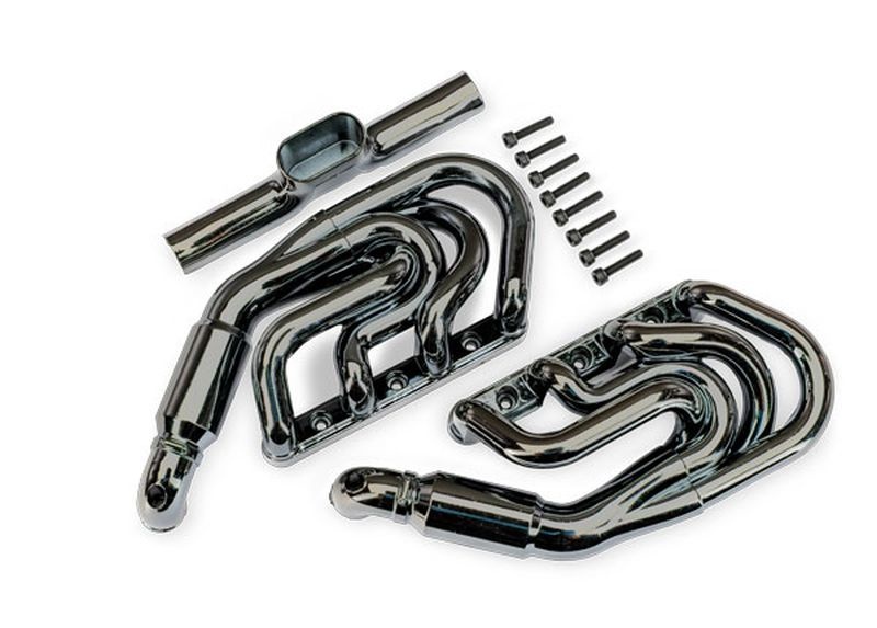 Traxxas Aupuff schwarz/chrome Funco 10982-BLKCR