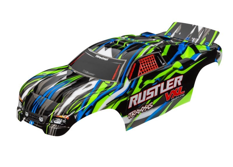 Traxxas Karo Rustler VXL grün, kpl. lackiert 3726G