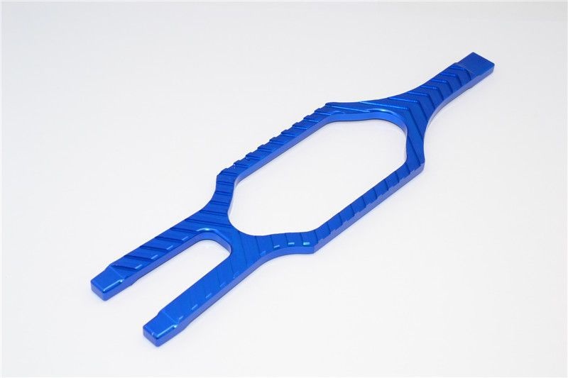 GPM Alu Akkuhalter blau Traxxas Slash 4x4 LCG, Stampede 4x4