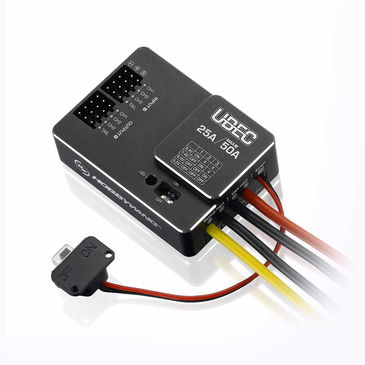 Hobbywing BEC 25A UBEC Regler für 3-18s HW30606000 - Abbildung 1