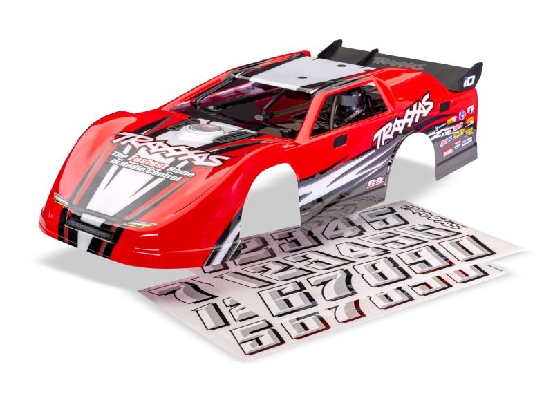Traxxas Karosserie Slash Late Model komplett rot 10423-RED