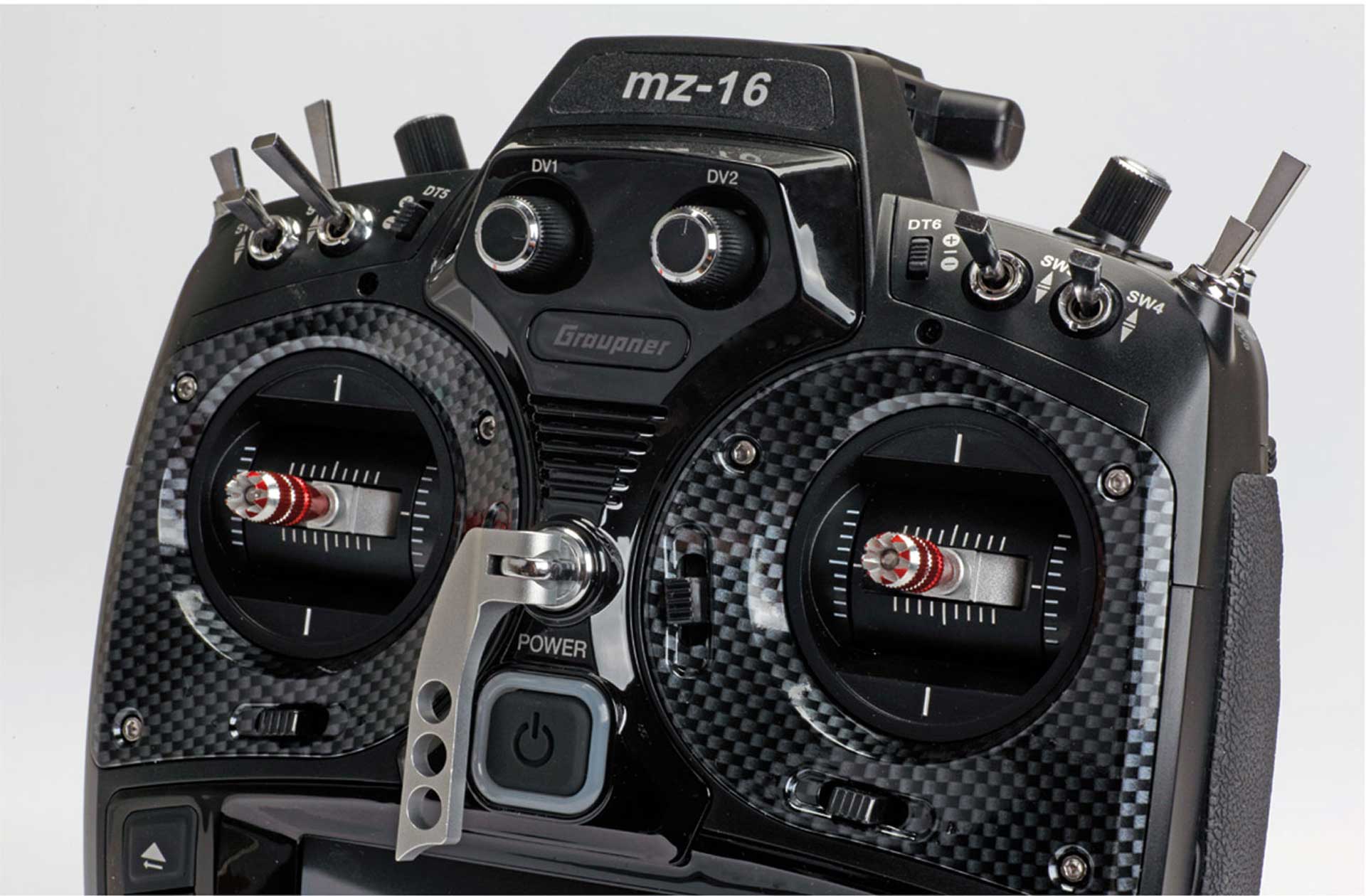 GRAUPNER MZ-16 HOTT 16-KANAL Einzelsender 2,4Ghz Fernsteuerung S1047.77