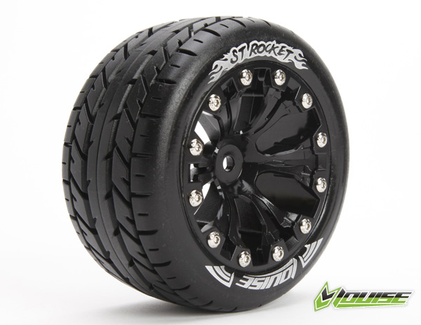 Louise Reifen mit Felgen ST-ROCKET 2,8 Black 1/2-Offset (2) L-T3208BH