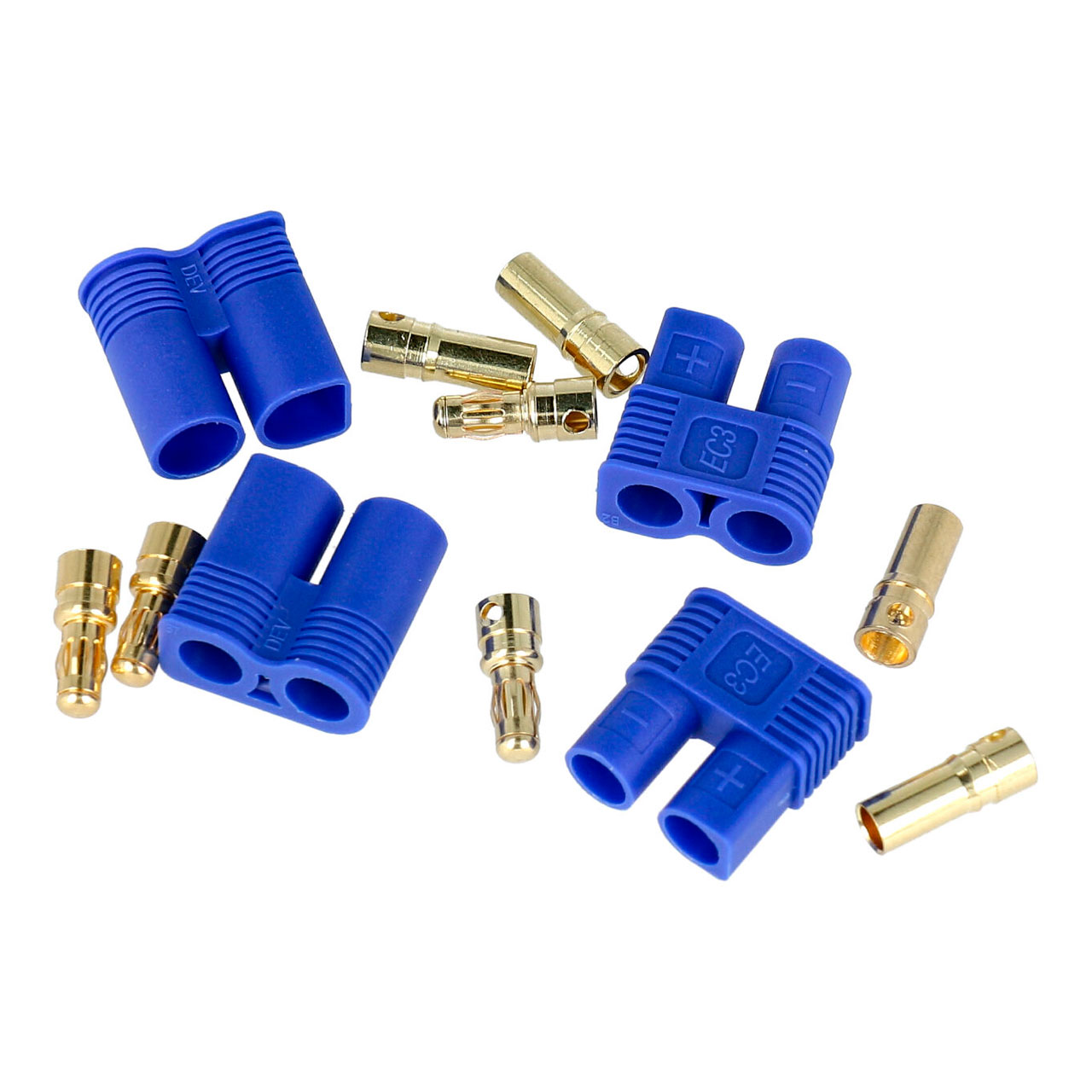Robitronic EC3 Stecker und Buchse (2 Paare) RA60139