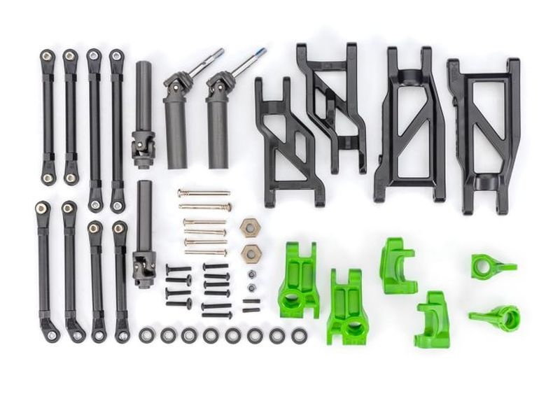 Traxxas Antriebswellen & Aufhängungs-Set HD grün 2WD Rustler, Stampede 9180-GRN