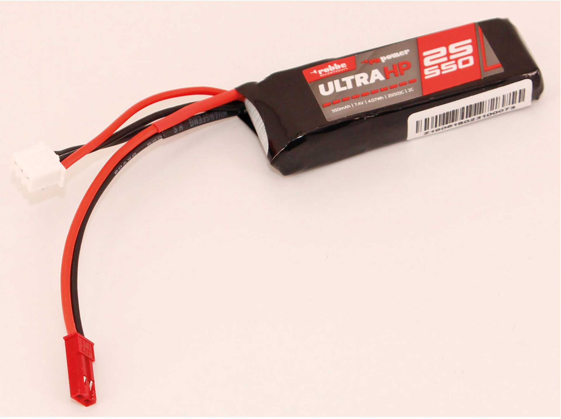 Robbe RO-POWER ULTRA HP 550MAH 7,4 VOLT 2S 25(50)C LIPO AKKU 7325