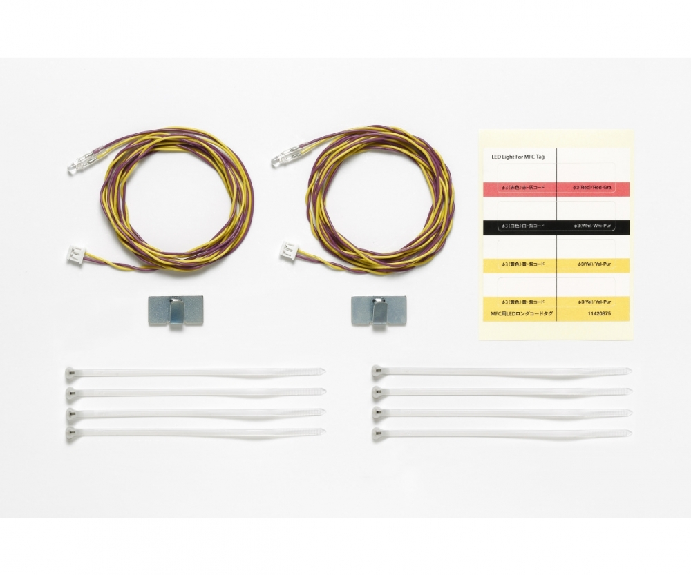 Tamiya 56551 MFC LED-Set 3mm gelb L:1100mm 300056551