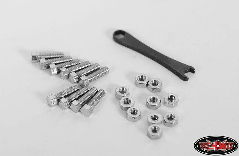 RC4WD Ultra Scale Hardened Steel Driveshaft Hardware & Wrench VVV-S0046