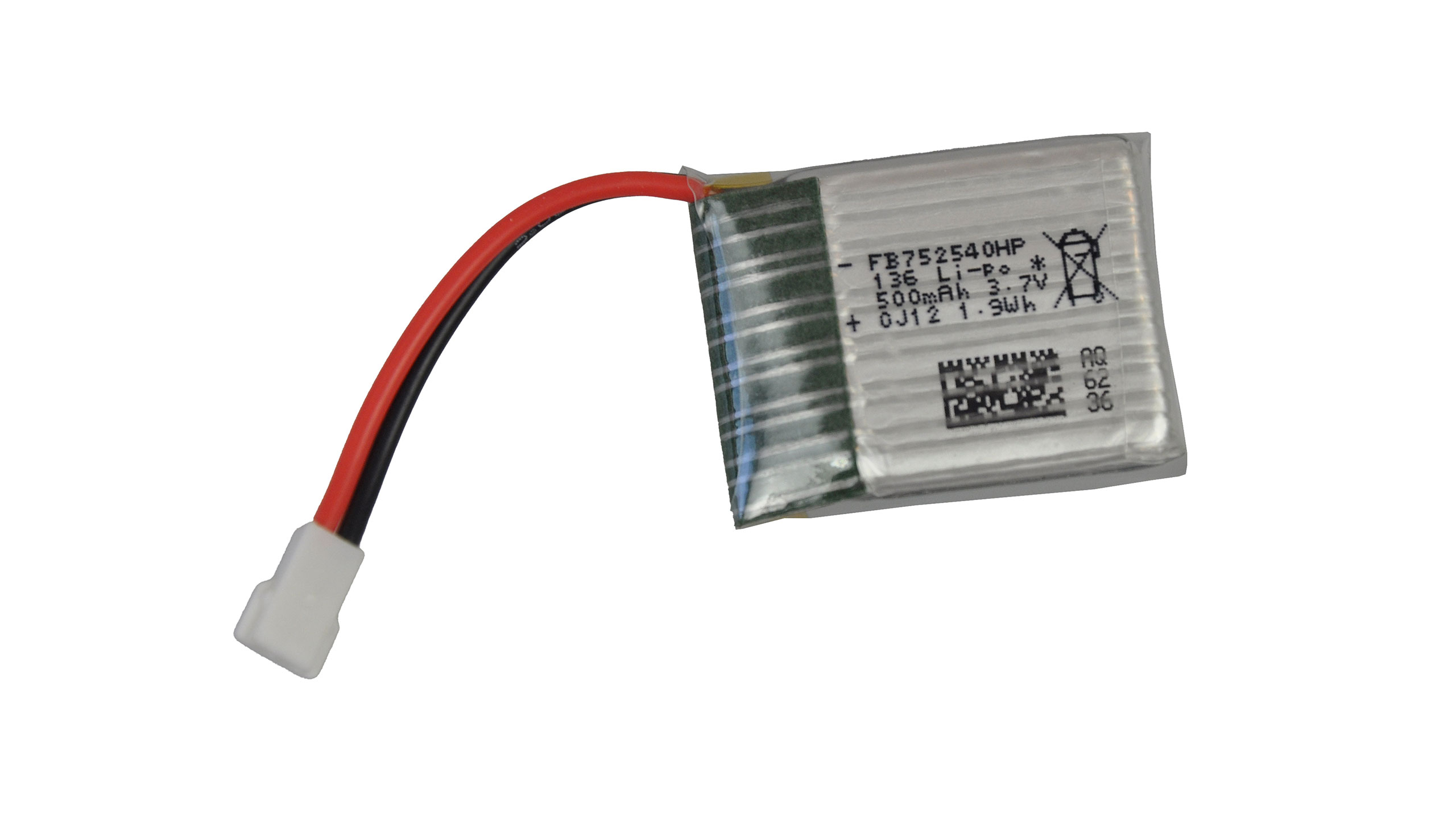 Amewi 24107-09 LiPo Akku 1S 3,7V 500mAh 24107-09