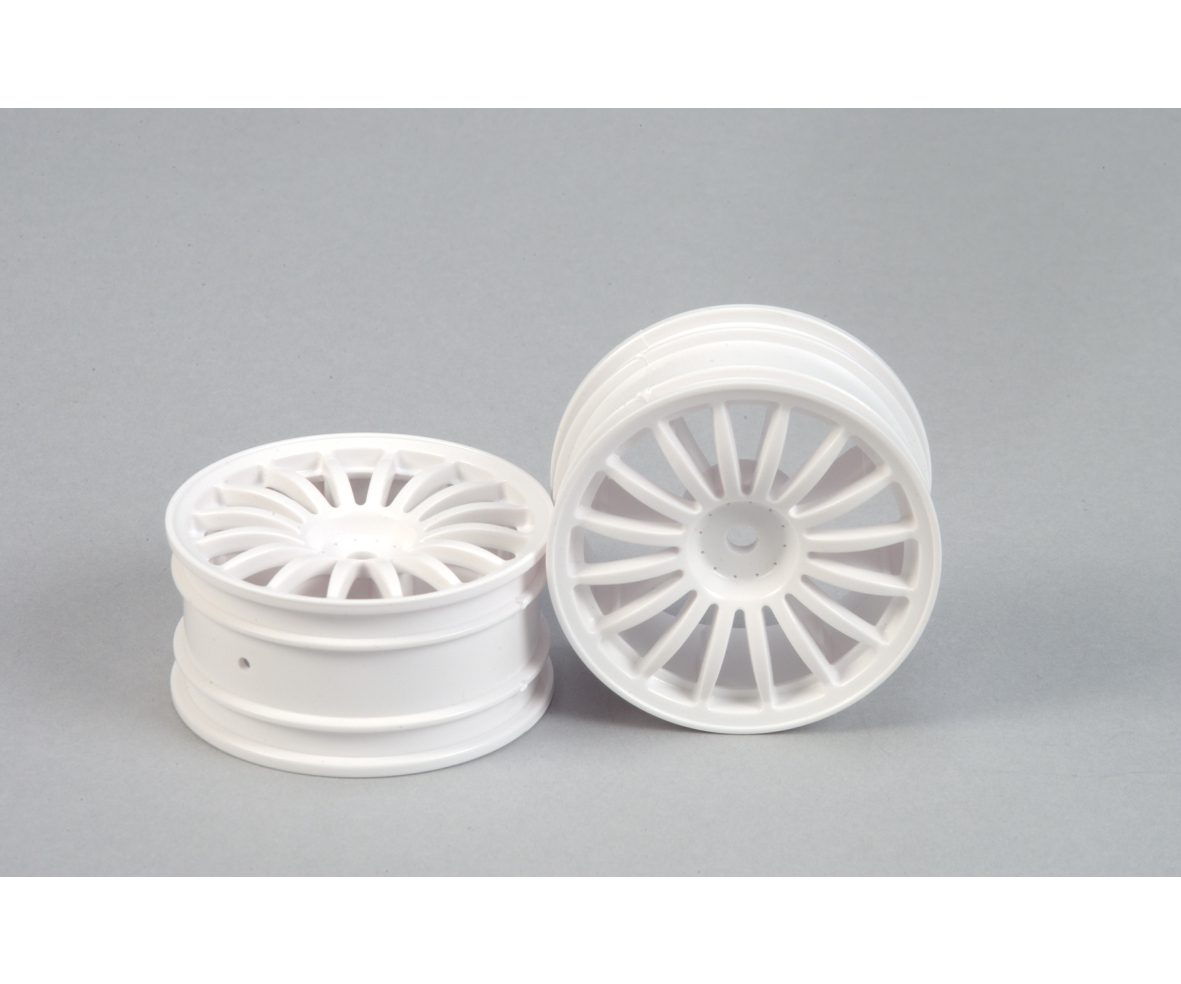 Tamiya 40087 1:10 Felgen (2) 16-Speichen weiss 26mm 300440087