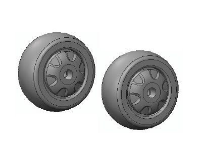 Amewi ET1037 Wheelie Bar Rad AM10T ET1037