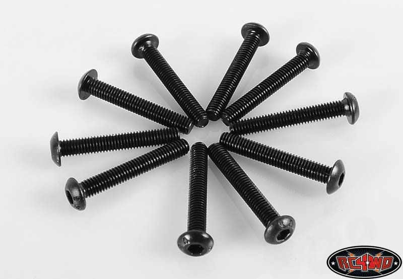 RC4WD Steel Button Head Cap Screws M3 x 20mm (10) Z-S0895