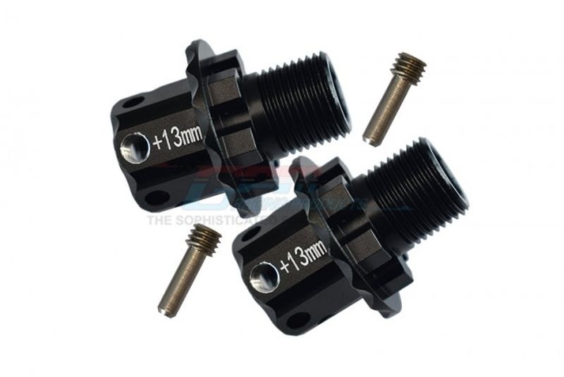 GPM Aluminium Hex-Adapter 13mm schwarz GPM Traxxas Sledge SLE010/+13MMBK - Abbildung 1