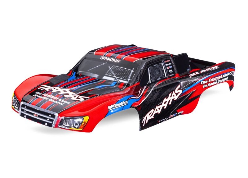 Traxxas Karosserie Slash 2WD rot Clipless  5924-RED