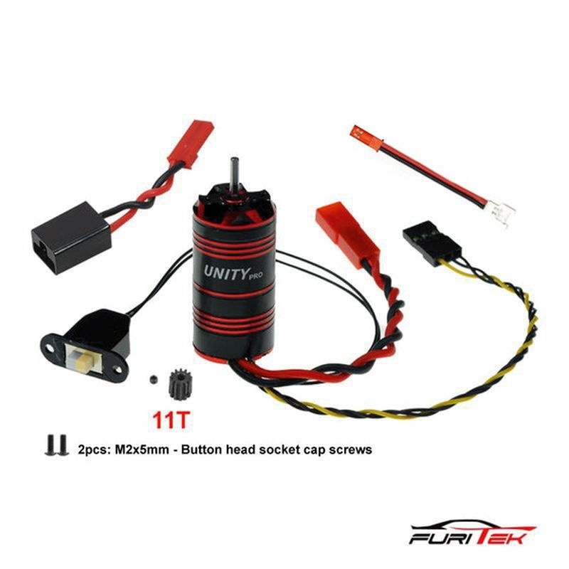 FURITEK Unity PRO 3500KV 2in1 Micro FOC Brushless System für HobbyPlus CR-18P EVO-PRO FUR-2576