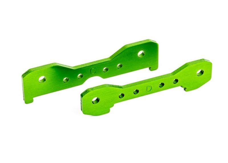 Traxxas Tie-Bars hinten 6061-T6 Alu grün eloxiert 9528G