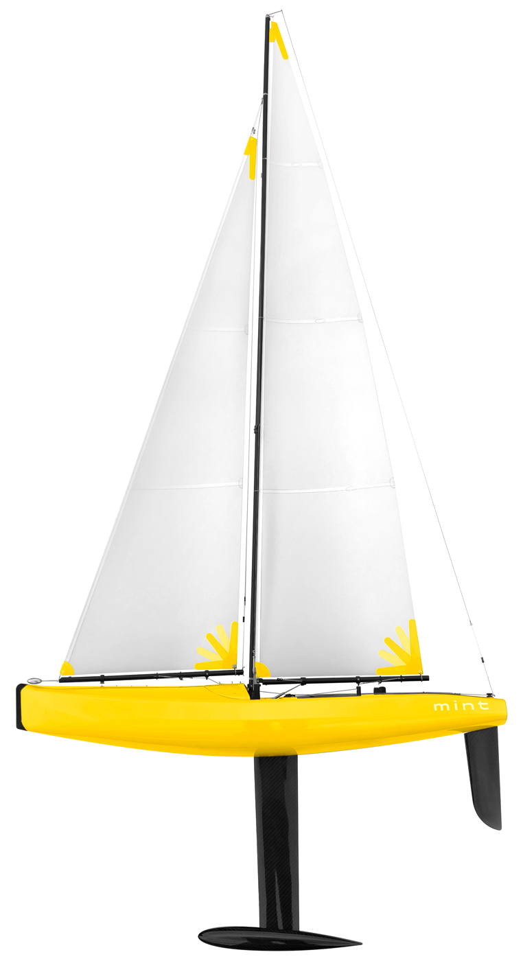 Joysway Sailboat Mint IOM PNP Pearl Yellow JW8820PY - Bild 2