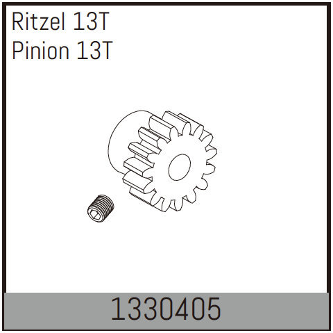 Absima Ritzel 13T 1330405