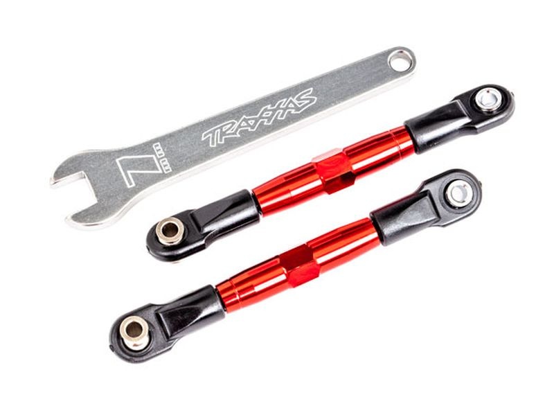Traxxas Sturz-Spurstange vo Alurohr rot eloxiert 2444R