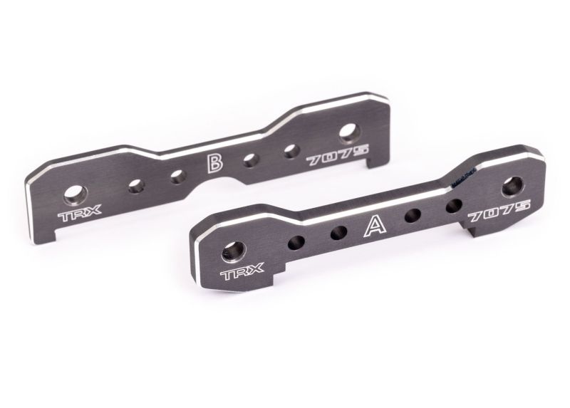 Traxxas Querlenker-Halter vorn 7075-T6 Alu dunkelgrau eloxiert 9629A