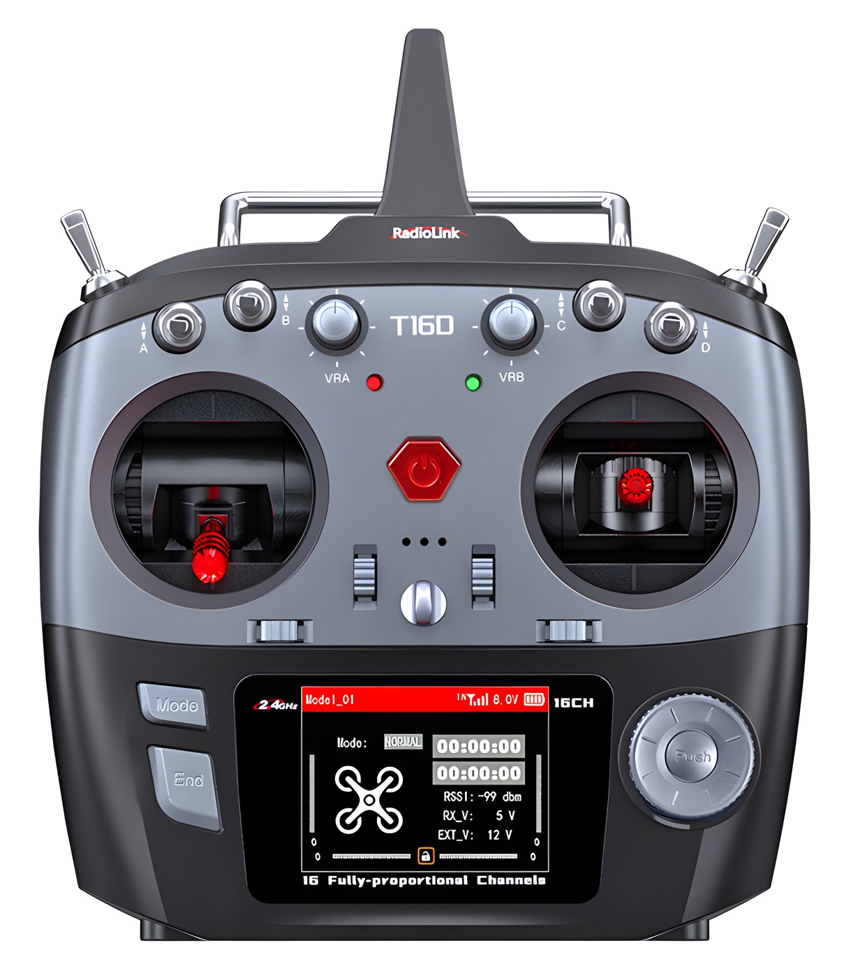 RadioLink T16D Mode-1 RC Sender mit 2x R16F Empänger T16DM1-1