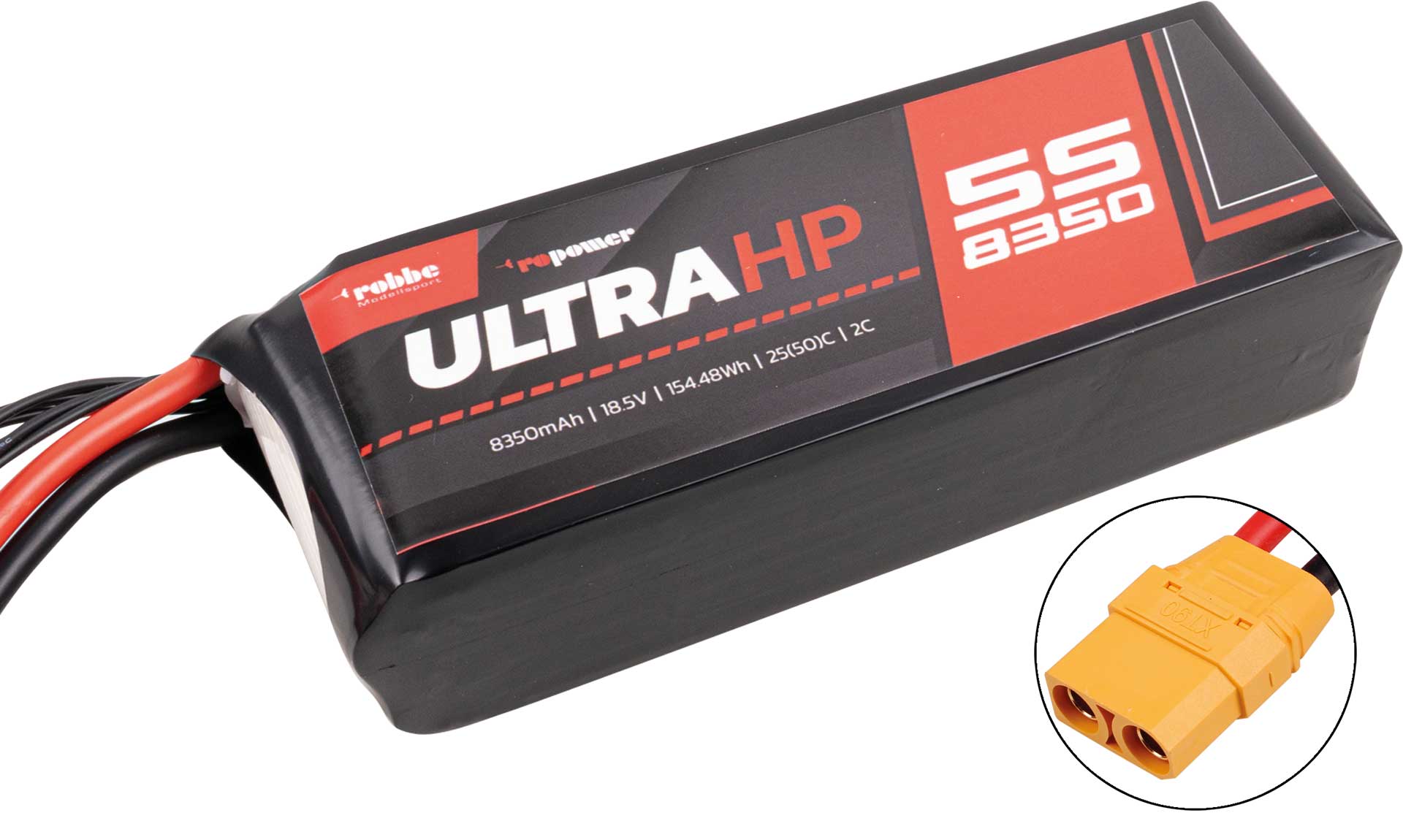 Robbe RO-POWER ULTRA HP 8350MAH 18,5V 5S 25(50)C LIPO AKKU XT-90 (154,5Wh) 7422