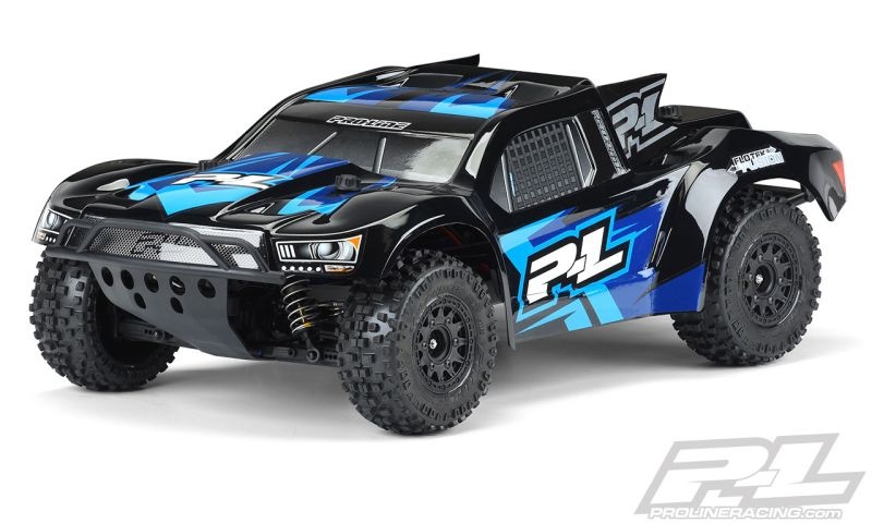 Pro-Line Flo-Tek Fusion Karo schwarz Pre-Cut TRX Slash, SC5M, 22SCT & Ten.SCTE/2.0 3458-18