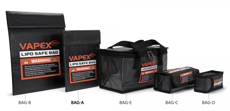 Vapex Charging Bag-A LiPo Safe Bag 175x225mm VPLIPOBAGA - Abbildung 3