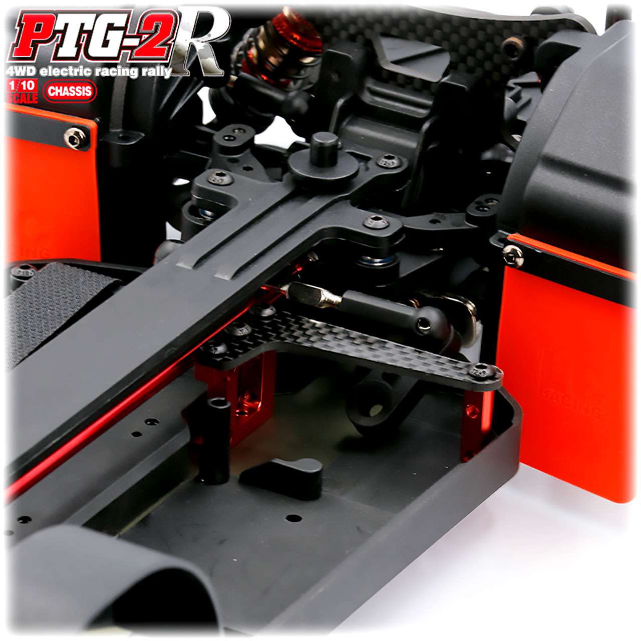 LC Racing PTG-2R 4WD Rally Chassis Kit 1/10 LC1008