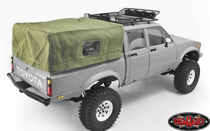 Bed Soft Top w/Cage for RC4WD Mojave II Four Door (Green) VVV-C0391