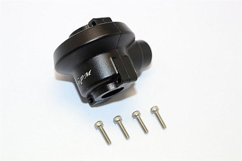 GPM Alu Differential Gehäuse v/h schwarz Traxxas 1/10 E-Revo alt, REVO