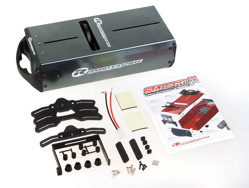 R06010G Nitro Starterbox grau für Buggy & Truggy 1/8