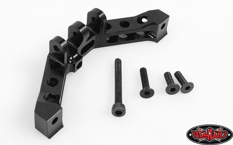 RC4WD D44 Rear Axle Upper Link Mount (Black) Z-S0971