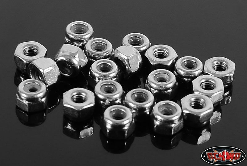 RC4WD Nylock Nut M2 (Silver) Z-S0870
