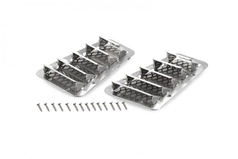 GPM Metall Lufteinlass (B) für Radkasten silber Traxxas Traxxas4 & 6