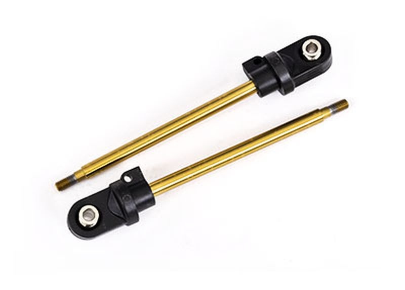 Traxxas GTX Dämpfer-Kolbenstange 92mm TIN-Beschichtung (2) +Kugelpfa 7863T