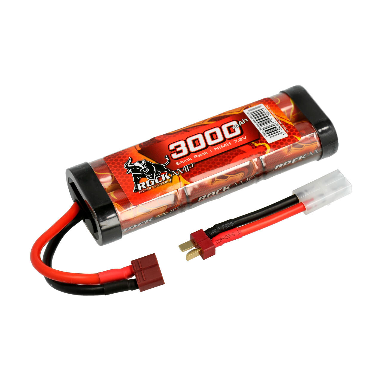 Robitronic NiMH Akku 3000mAh 7,2V Stick Pack T-Stecker & Tamiya RA30001 - Abbildung 1
