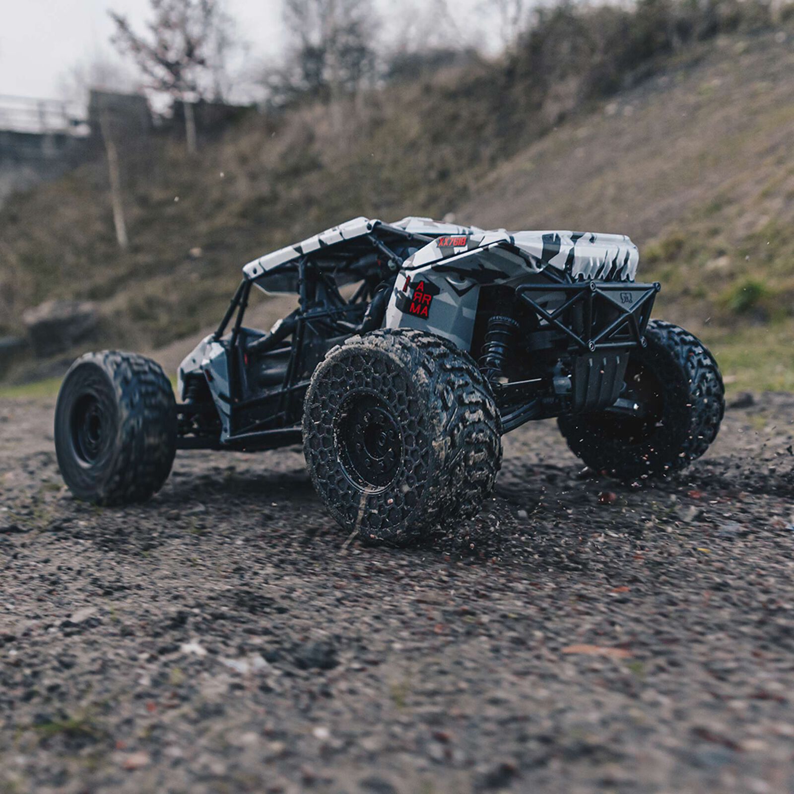 ARRMA 1/7 FIRETEAM 6S 4WD BLX Speed Assault Vehicle RTR, White ARA7618T2 - Abbildung 3