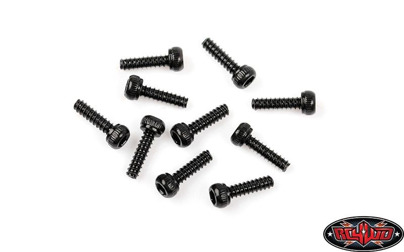 RC4WD Socket Head Self Tapping Screws M1.6 X 6mm (Black) Z-S2053