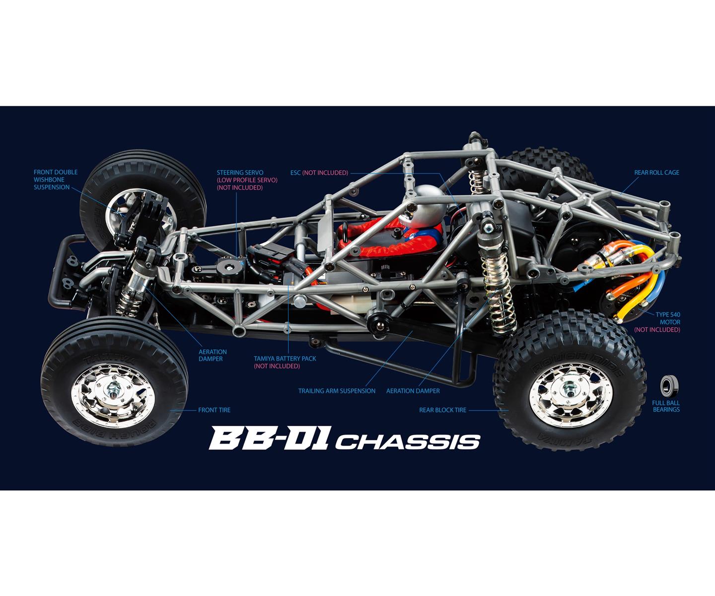Tamiya 58719 1:10 RC BBX 2WD Buggy BB-01 300058719