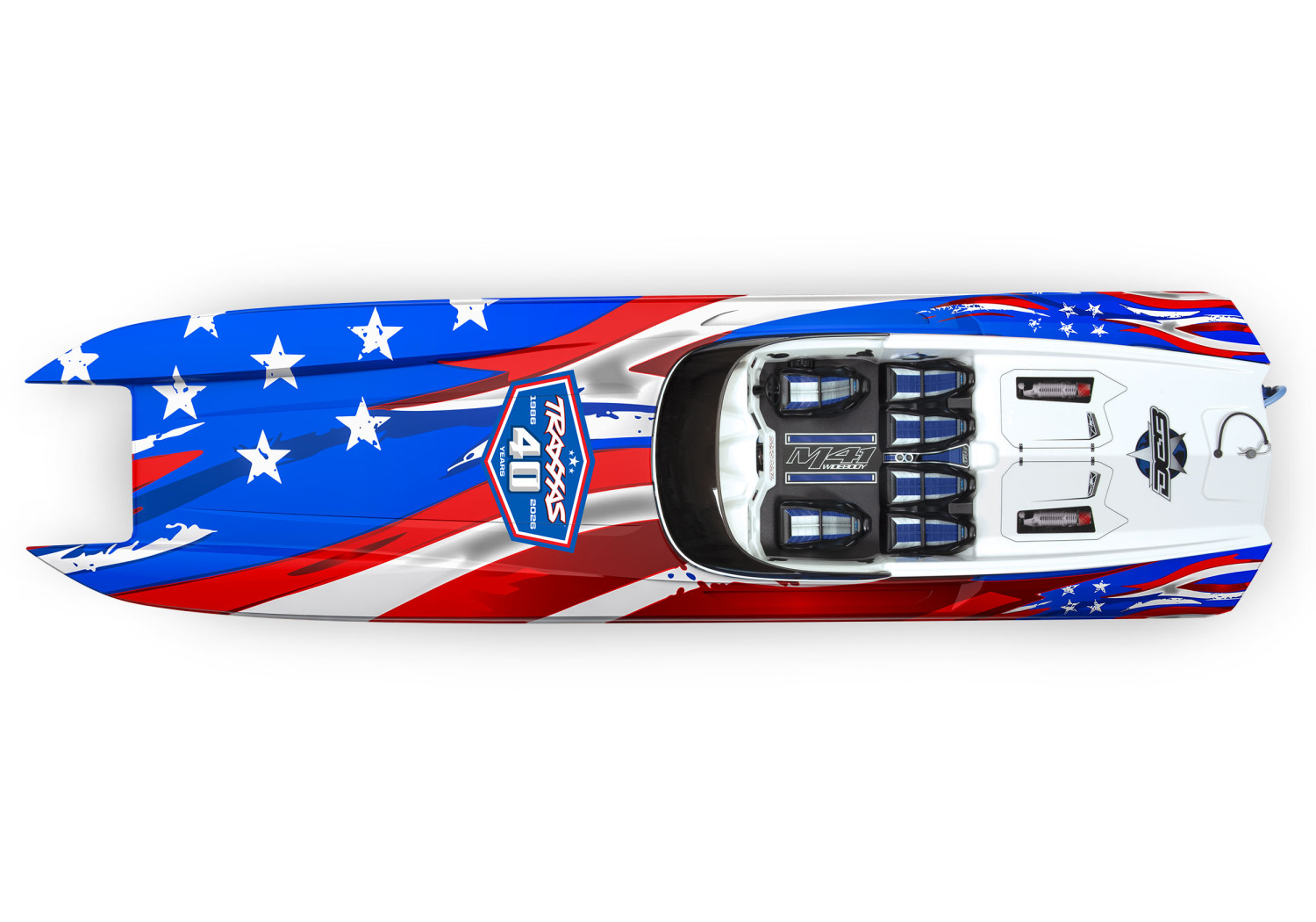 Traxxas DCB M41 Brushless Katamaran 40th Anniversary LE 40Zoll 57046-4
