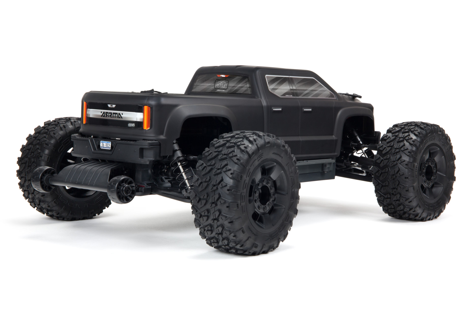 ARRMA 1/10 BIG ROCK 4X4 3S BLX Brushless Monster Truck RTR, Black ARA4312V3B