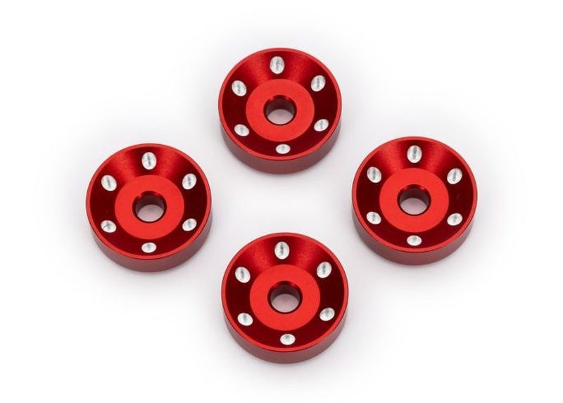 Traxxas Felgen-Scheiben Alu rot Maxx Slash 10257-RED - Abbildung 1